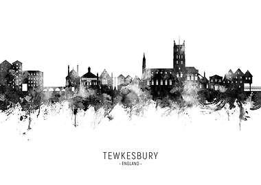 Tewkesbury Skyline England