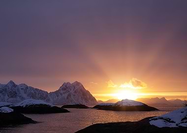 Sunset at Lofoten