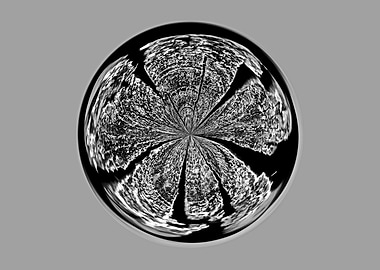 Black and white wood art