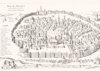 Jerusalem ancient city map