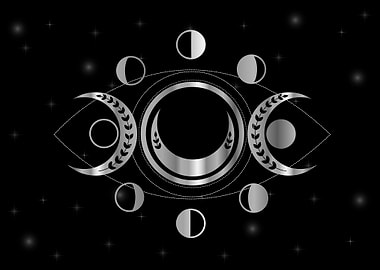 Triple moon goddess