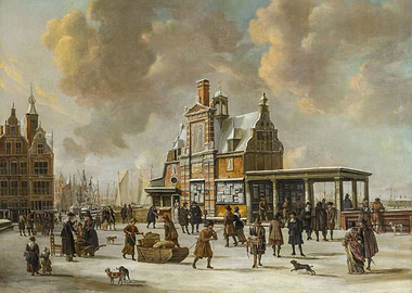 Amsterdam in the winter