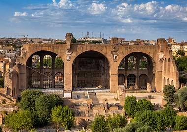 Ancient Basilica In Rome