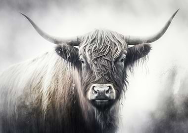 Highland Cattle Portrait