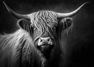 Highland Cattle Dark