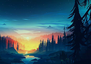 The View in A Mountain