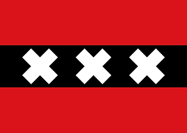 Amsterdam City Flag