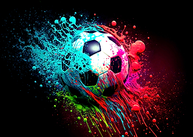 Soccer Colorful