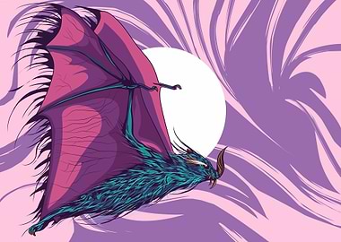 bat illustration art