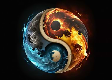 Beautiful YinYang Concept