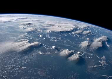 Thunderheads near Borneo