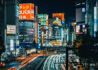 Night in Shinjuku Tokyo