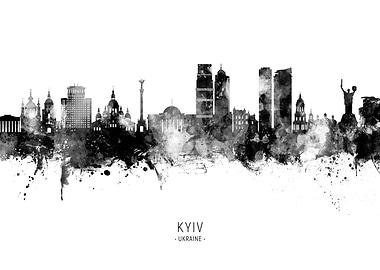 Kyiv Skyline Ukraine
