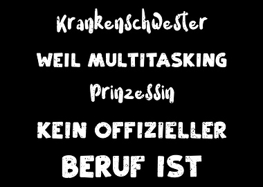 Krankenschwester Weil Mult