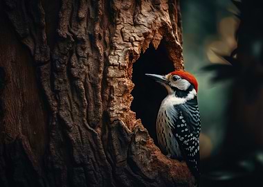 Woodpecker Builds Shelter