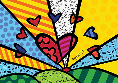 Happy Heart Art Colors