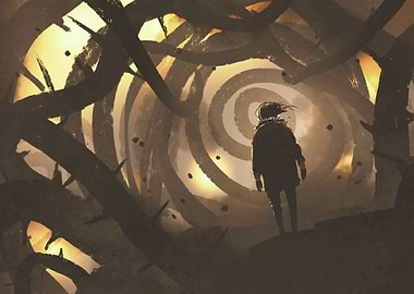 mystery forest thorny tree