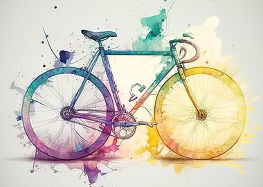Bike watercolor
