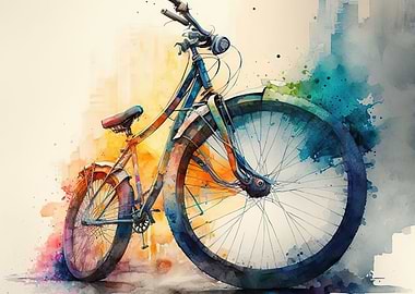 Bike watercolor