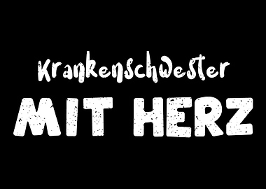 Krankenschwester Mit Herz