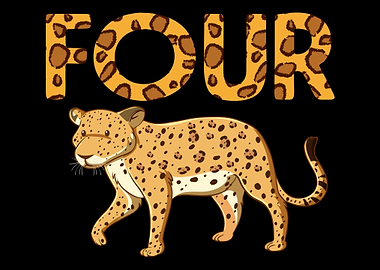 4th Birthday Leopard