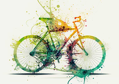 Bike watercolor