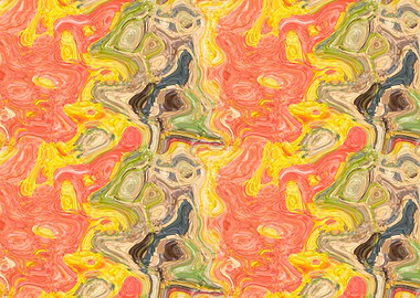 Paint loop abstract melted