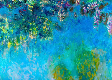 Claude Monet Wisteria 1925