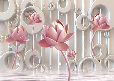 3D Effect Lotus