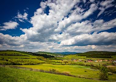 Mountain landscape, Poland