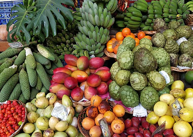 Madeira Portugal Fruits