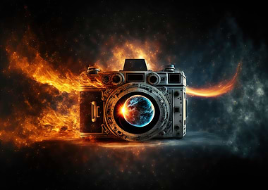 Camera fire
