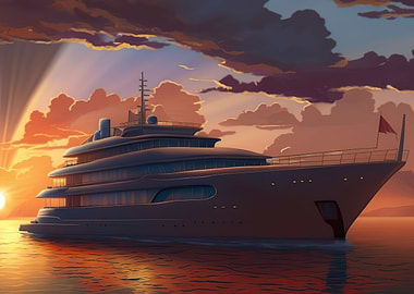 Yacht Sunset