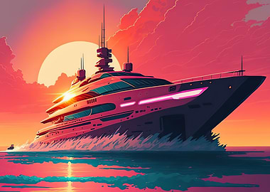Yacht Sunset