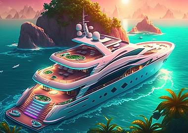 Yacht Sunset