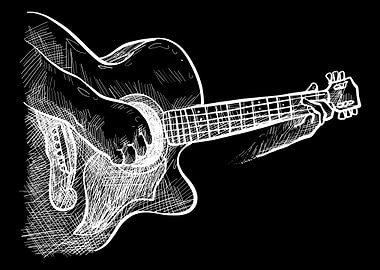 Guitar Player Sketch
