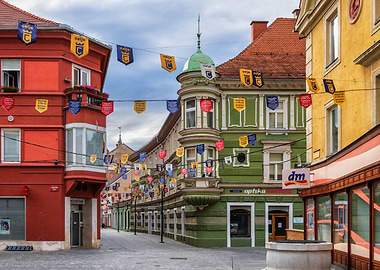 Celje Old Town In Slovenia