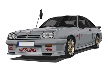 Opel Manta GSi Fuchs White
