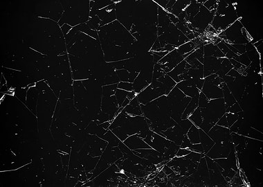 Glass broken irregular sha