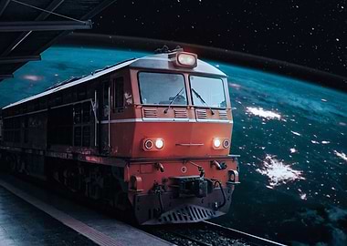 Midnight Space Train