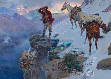 Hunter With His Prey