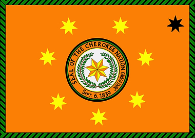 Cherokee Nation Flag