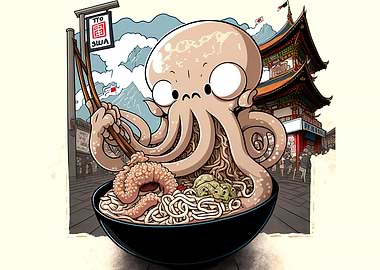 Octopus Ramen