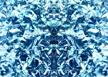 Aluminum paper close up