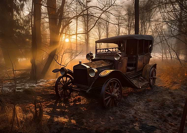 Abandoned Vintage Car