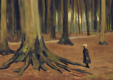Girl in the Woods