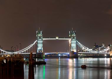 Tower Bridge by night