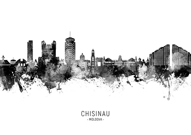Chisinau Skyline Moldova