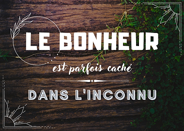 Bonheur dans l inconnu