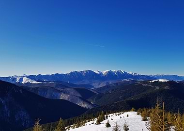 Panorama with Mountains